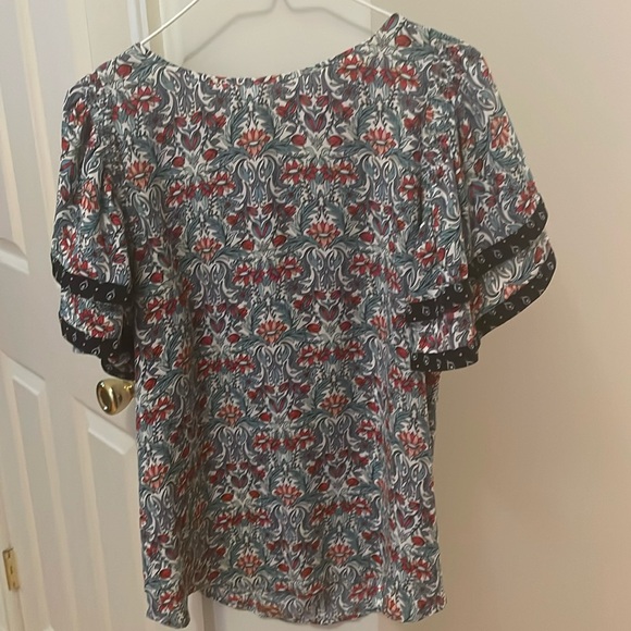 retro boho chic vintage 1970s style flow top - Picture 7 of 11
